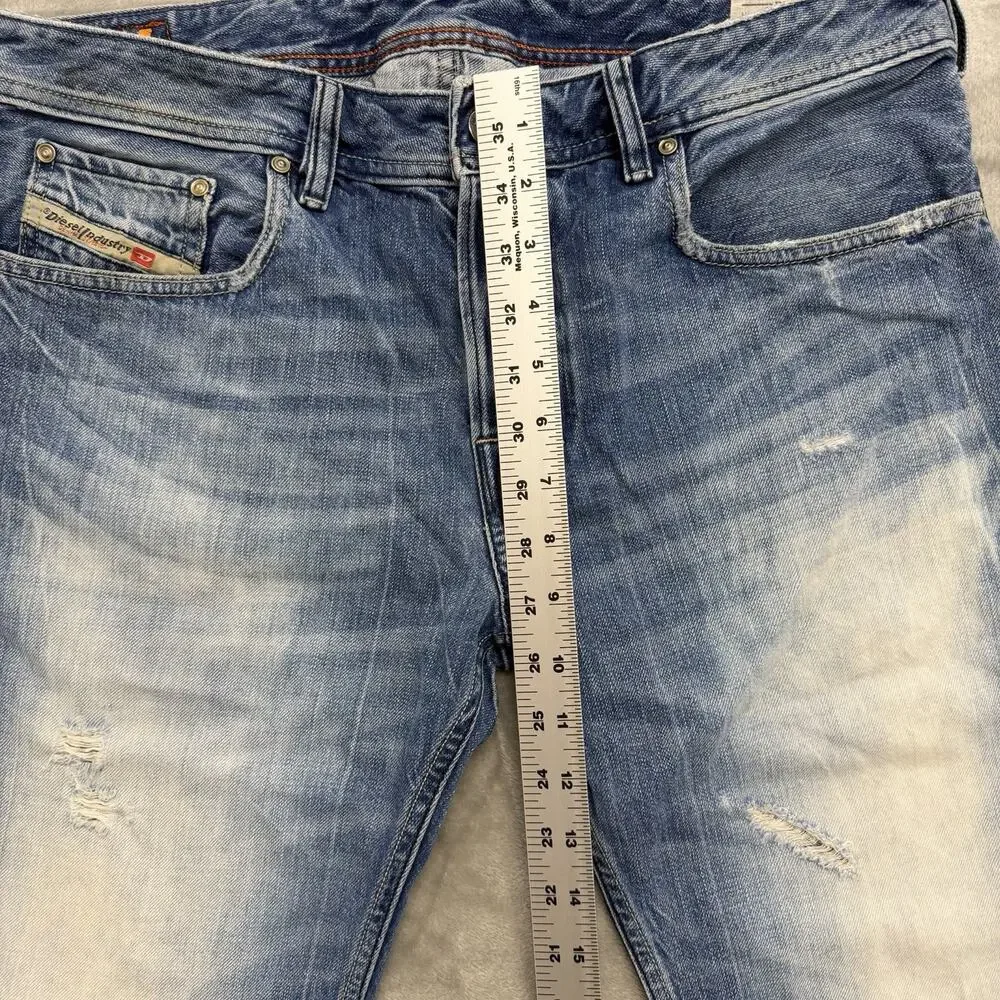 Diesel Zatiny Mens Jeans 32x32 *Fits 33x29 Blue Bootcut Button Fly Made in Italy